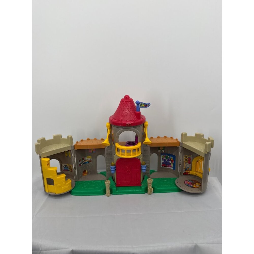 Vintage 2003 Fisher Price Little People Kingdom Castle Palace #C1159 2 Figures - Picture 7 of 7